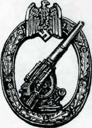 Anti-aircraft artillery badge, ground forces version