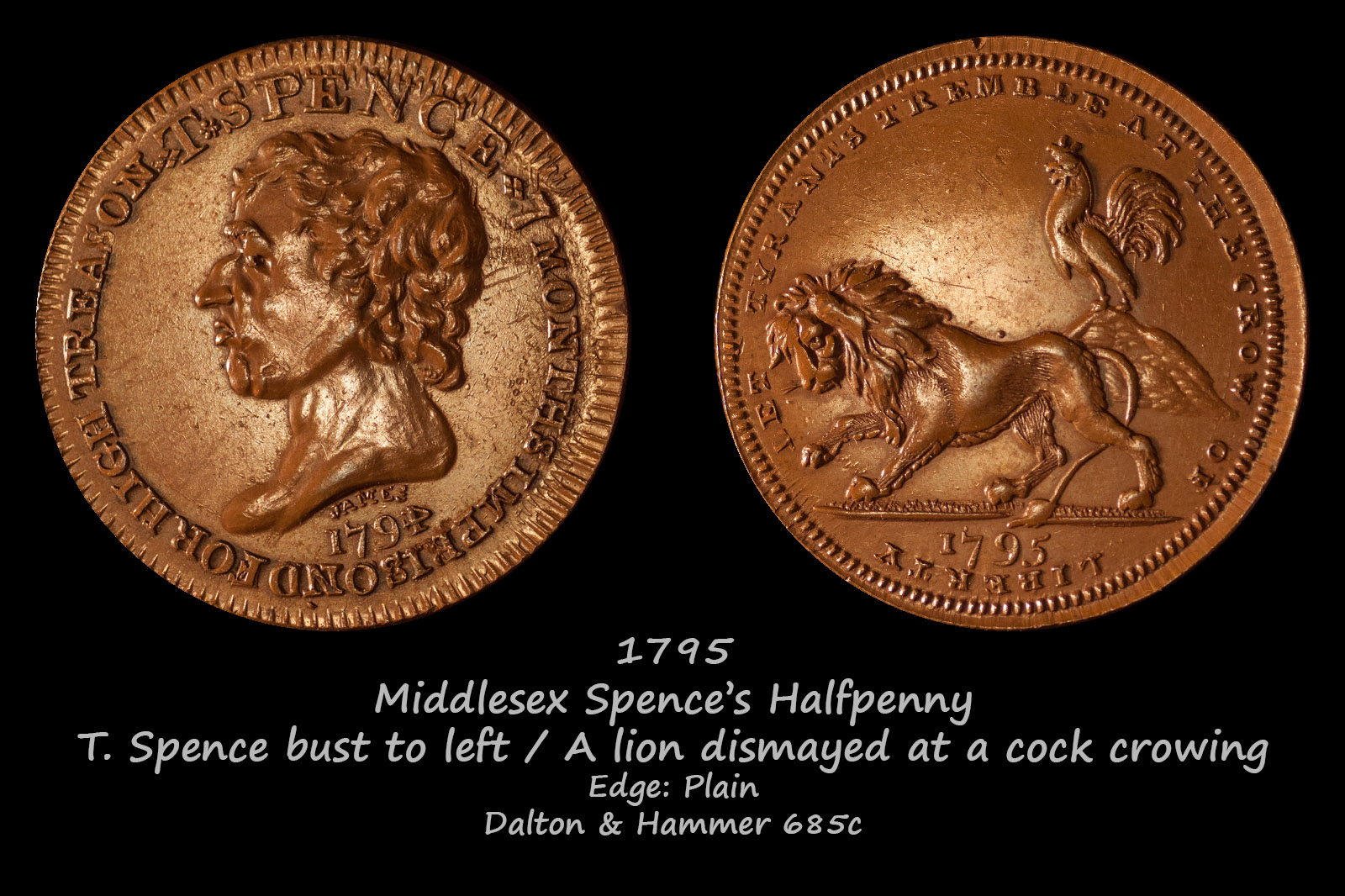 Middlesex Spence's Halfpenny D&H685c