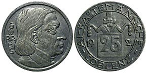 coblenz.25pfennig.1921