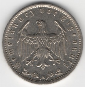 1 Reichsmark obverse