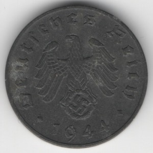 1 Reichspfennig reverse