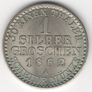 Preußen 1 Silbergroschen obverse