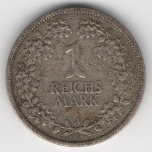 Weimarer Republik coins 1 Mark