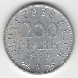 Weimarer Republik 200 Mark obverse