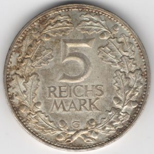 Weimarer Republik coins 5 Mark