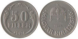 vengria.50filler.1938