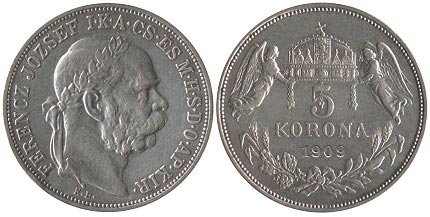 Hungary.5kron.1909