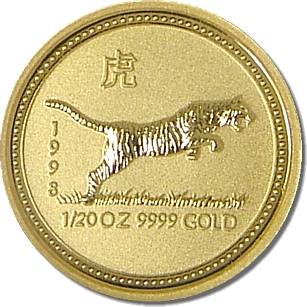 1998 Year of the Tiger Reverse