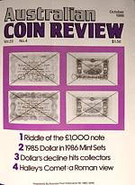 Australian Coin Review Volume 23 Number 4