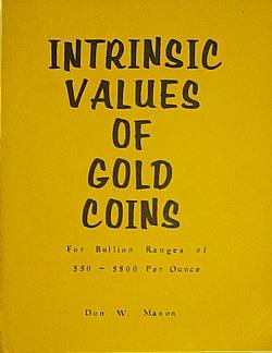 Intrinsic Values of Gold Coins