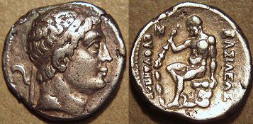 Euthydemus I, Silver drachm, 230-220 BC