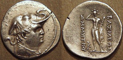 Demetrius I, Silver drachm, 200-185 BC
