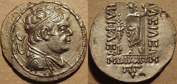 Heliocles I, Silver tetradrachm, 145-130 BC